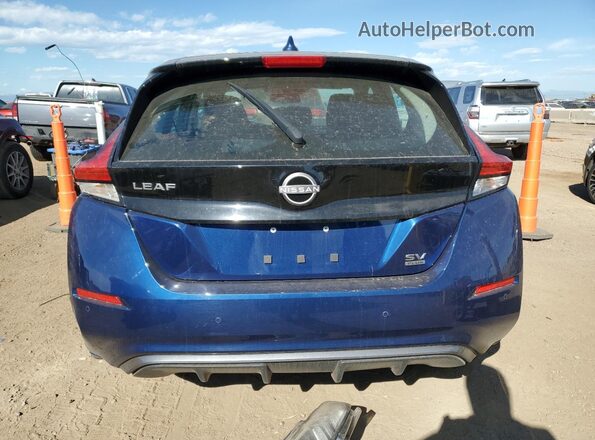1N4CZ1CV5SC559129 2025 NISSAN LEAF Blue Вид ззаду