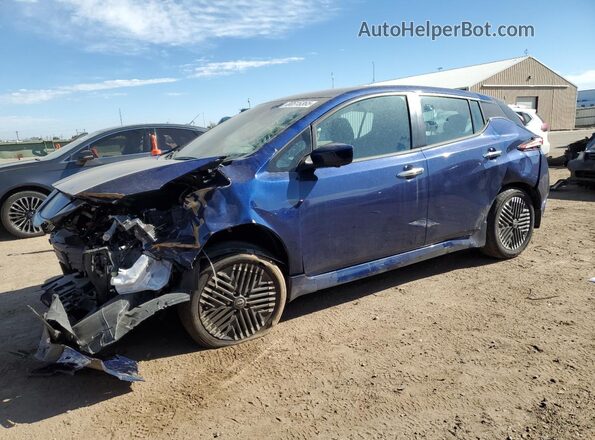 1N4CZ1CV5SC559129 2025 NISSAN LEAF Blue Передня ліва чверть