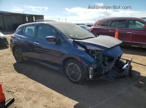 1N4CZ1CV5SC559129 2025 NISSAN LEAF Blue Передня права чверть