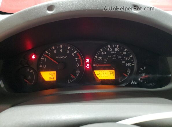 1N6AD0EV2JN736775 2018 NISSAN FRONTIER Red Widok zestawu wskaźników