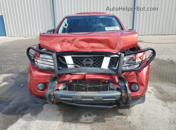 1N6AD0EV5JN720229 2018 NISSAN FRONTIER Красный Вид спереди
