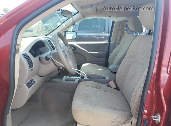 1N6AD0EV5JN772069 2018 NISSAN FRONTIER Burgundy Widok wnętrza z przodu