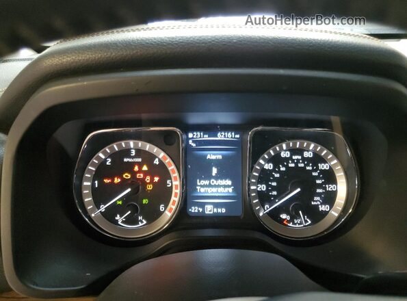 1N6BA1F43GN514635 2016 NISSAN TITAN Black Widok zestawu wskaźników