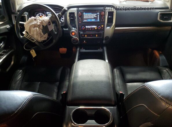 1N6BA1F43GN514635 2016 NISSAN TITAN Black Widok deski rozdzielczej