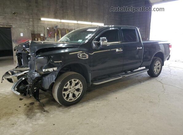 1N6BA1F43GN514635 2016 NISSAN TITAN Black Przód lewy