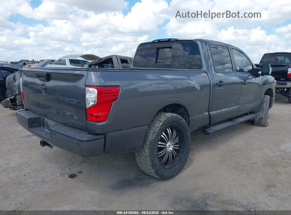 1N6BA1F45JN551239 2018 NISSAN TITAN XD Серый Задняя правая четверть