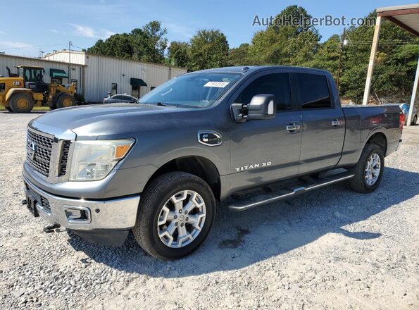 1N6BA1F46GN504472 2016 NISSAN TITAN Серый Передняя левая четверть