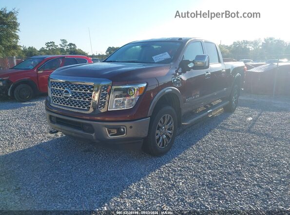 1N6BA1F47JN515374 2019 NISSAN TITAN XD Brown Przód lewy