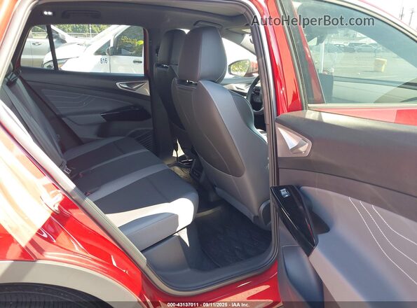1V25MPE82PC020940 2023 VOLKSWAGEN ID.4 Red Vista de la etiqueta del VIN