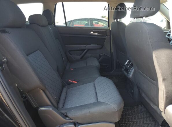 1V2AP2CA3JC600381 2018 VOLKSWAGEN ATLAS Black უკანა სავარძლების ხედი