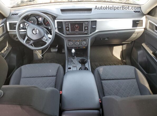 1V2AP2CA3JC600381 2018 VOLKSWAGEN ATLAS Black წინა პანელის ხედი