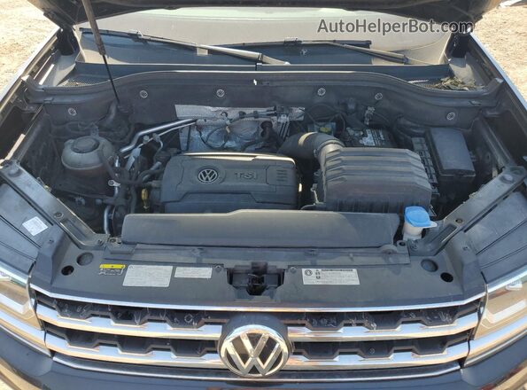 1V2AP2CA3JC600381 2018 VOLKSWAGEN ATLAS Black უკანა სალონის ხედი