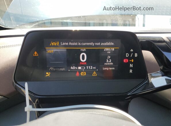 1V2DNPE89PC030535 2023 VOLKSWAGEN ID.4 Blue Instrument cluster view