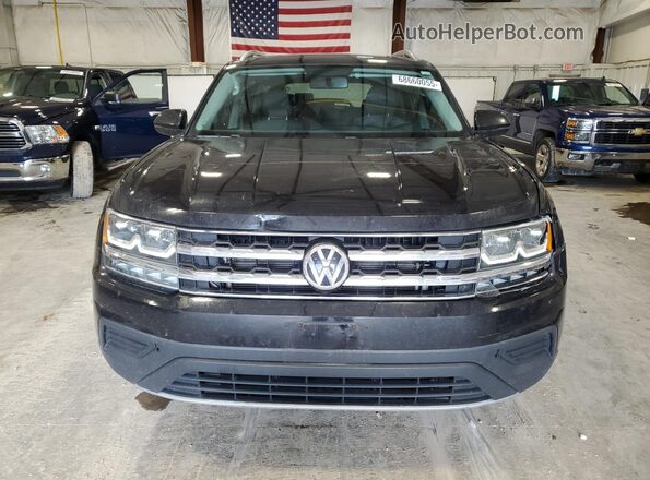 1V2HR2CA1JC509604 2018 VOLKSWAGEN ATLAS Black წინა ხედი
