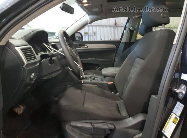 1V2HR2CA1JC509604 2018 VOLKSWAGEN ATLAS Black წინა სალონის ხედი