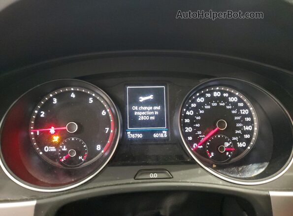 1V2HR2CA1JC509604 2018 VOLKSWAGEN ATLAS Black ხელსაწყოთა პანელის ხედი