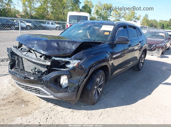 1V2LE2CA8SC208805 2025 VOLKSWAGEN ATLAS Черный Передняя левая четверть