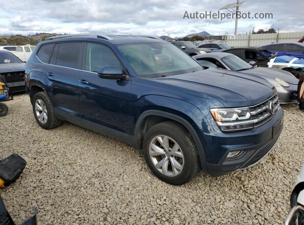 1V2LR2CA2JC590624 2018 VOLKSWAGEN ATLAS Blue Առջևի աջ