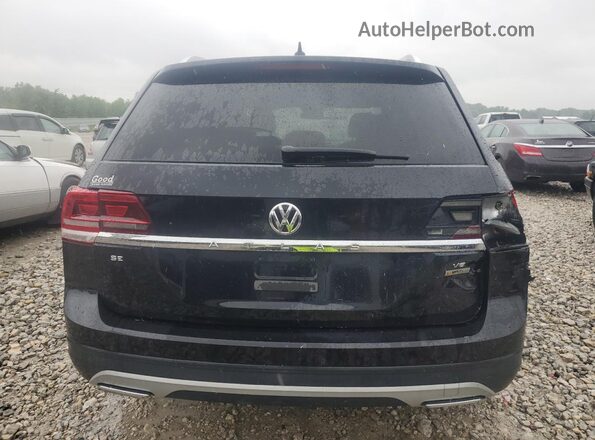1V2LR2CA9JC517282 2018 VOLKSWAGEN ATLAS Black Widok z tyłu