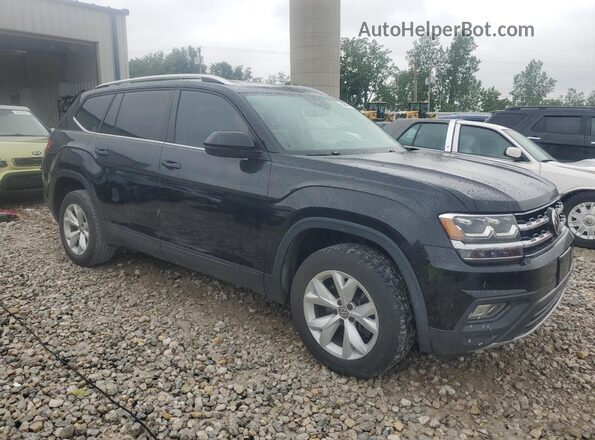 1V2LR2CA9JC517282 2018 VOLKSWAGEN ATLAS Black Przód prawy