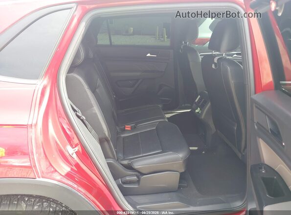 1V2PE2CA0MC204185 2021 VOLKSWAGEN ATLAS Красный Вид наклейки с VIN-кодом