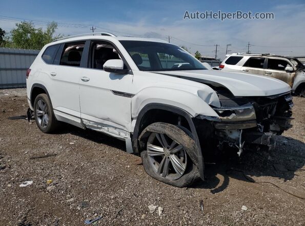 1V2RR2CA1JC565076 2018 VOLKSWAGEN ATLAS White Przód prawy