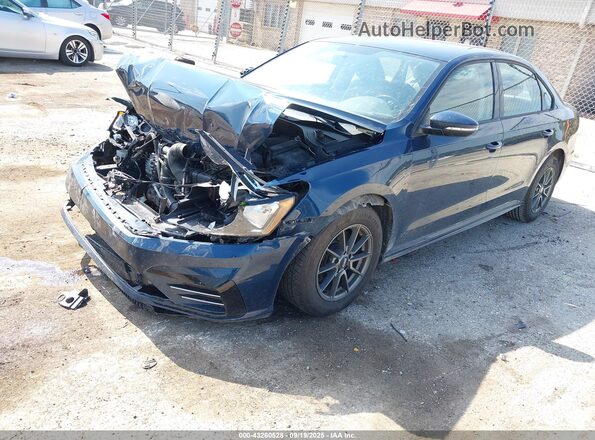 1VWAA7A30JC003268 2018 VOLKSWAGEN PASSAT Dark Blue Передняя левая четверть