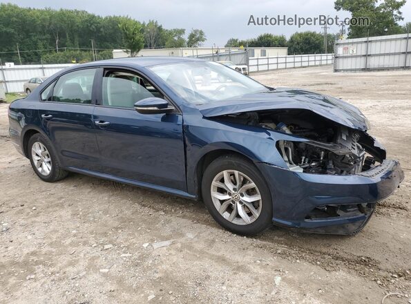 1VWAA7A34JC044647 2018 VOLKSWAGEN PASSAT Blue წინა მარჯვენა