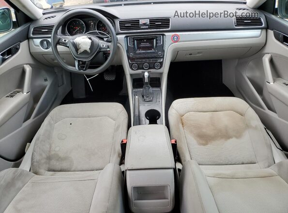 1VWAA7A34JC044647 2018 VOLKSWAGEN PASSAT Blue წინა პანელის ხედი