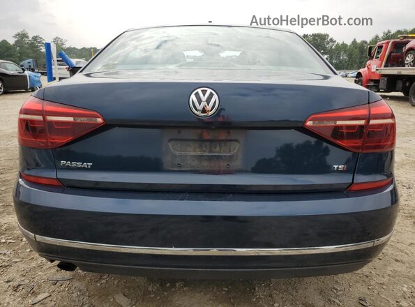 1VWAA7A34JC044647 2018 VOLKSWAGEN PASSAT Blue უკანა ხედი