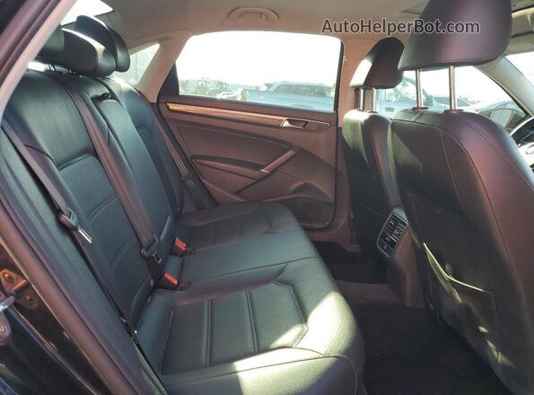 1VWBA7A32JC045672 2018 VOLKSWAGEN PASSAT Black Հետևի նստատեղերի տեսք