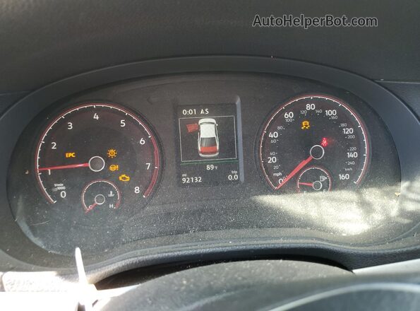 1VWSA7A35MC014677 2021 VOLKSWAGEN PASSAT Gray Instrument cluster view