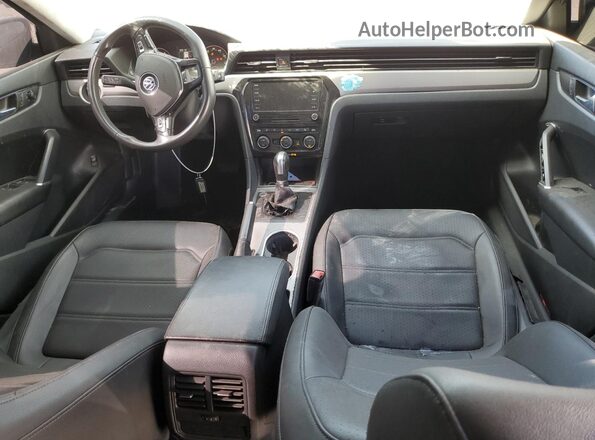 1VWSA7A35MC014677 2021 VOLKSWAGEN PASSAT Gray Dashboard view