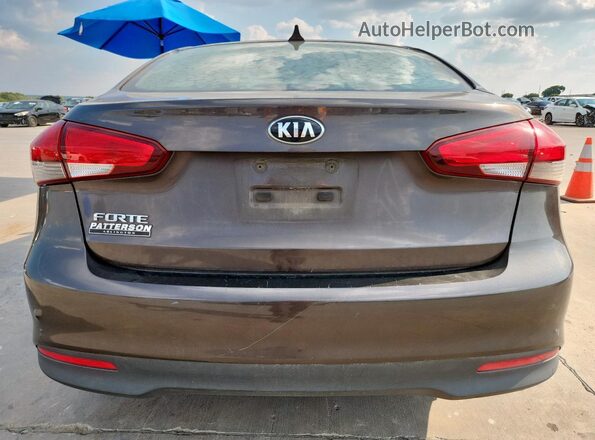 3KPFK4A76JE165163 2018 KIA FORTE Brown Vista interior delantera