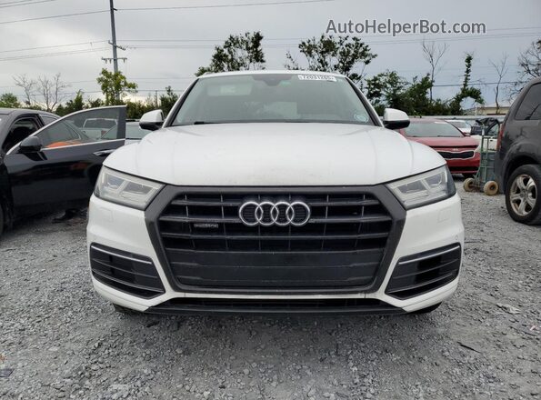 WA1BNAFY3J2203025 2018 AUDI Q5 White Вид ззаду
