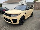 2020 Land Rover Range Rover Sport Svr Yellow vin: SALWZ2RE2LA726329