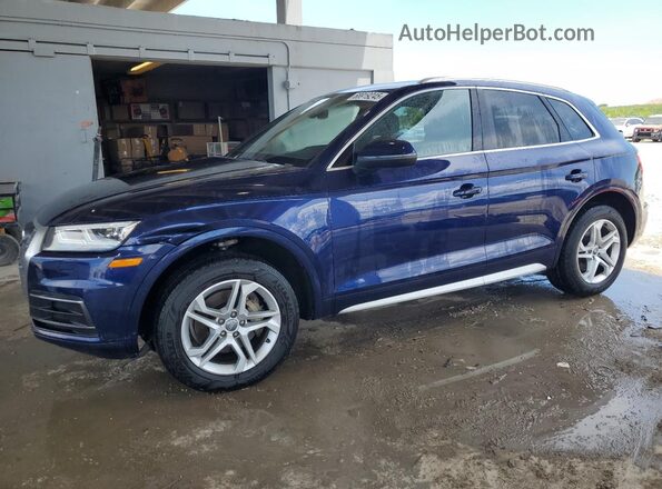 WA1BNAFY2J2113803 2018 AUDI Q5 Blue Задня ліва чверть