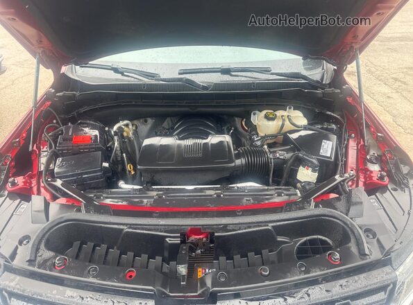 1GNSKLED8MR269453 2021 CHEVROLET TAHOE Red წინა პანელის ხედი