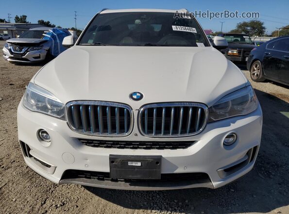 5UXKT0C50J0W01108 2018 BMW X5 White Rear view