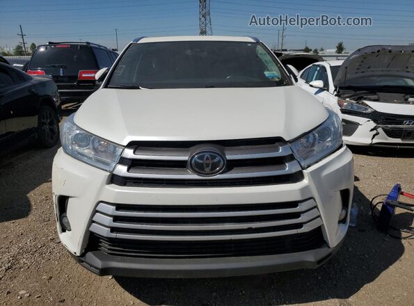 5TDJZRFH0JS878117 2018 TOYOTA HIGHLANDER White Vista trasera