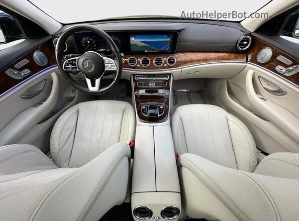 WDDZH6JB9KA591631 2019 MERCEDES-BENZ E-CLASS Blue Հետևի նստատեղերի տեսք