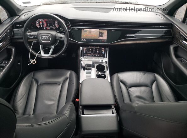 WA1LXAF74LD002330 2020 AUDI Q7 White Вид щитка приладів
