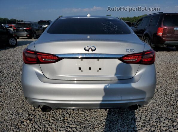 JN1EV7AP3JM364972 2018 INFINITI Q50 Silver წინა სალონის ხედი