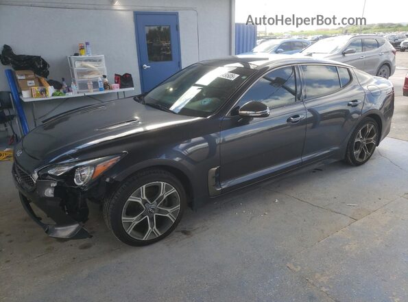 KNAE15LA7M6088033 2021 KIA STINGER Gray Tył lewy