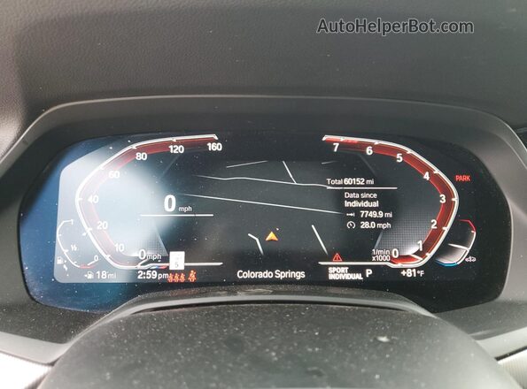 5UXCY4C07M9E05557 2021 BMW X6 Белый Вид задних сидений