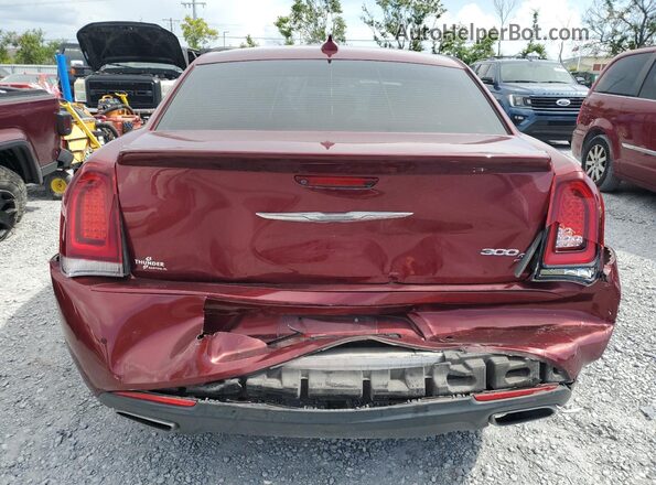 2C3CCABG0JH222592 2018 CHRYSLER 300 Burgundy Rear view