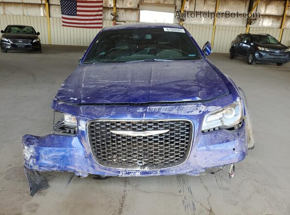 2C3CCABG0JH244690 2018 CHRYSLER 300 Blue Front view