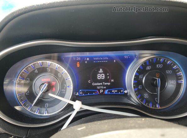 2C3CCABG8MH523874 2021 CHRYSLER 300 Черный Вид щитка приборов