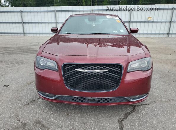 2C3CCABG9JH301582 2018 CHRYSLER 300 Burgundy Вид спереду