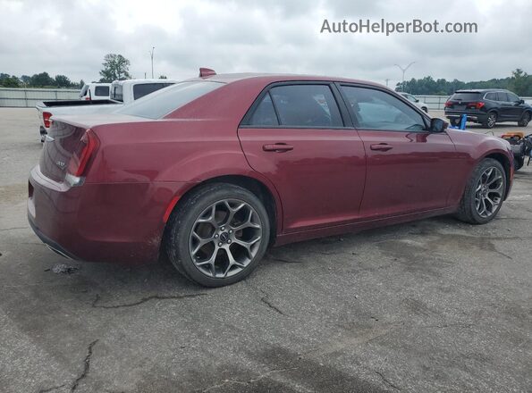 2C3CCABG9JH301582 2018 CHRYSLER 300 Burgundy Задня права чверть